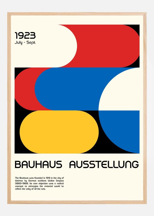 Bildverkstad Bauhaus Ausstellung 1923 Poster