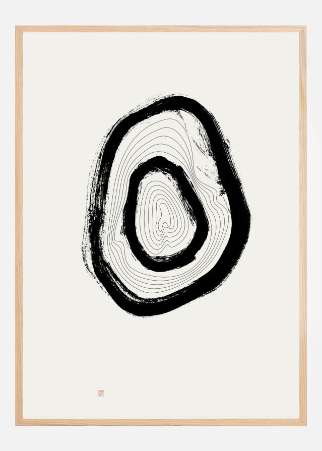 Bildverkstad The Rings Of Suminagashi Poster