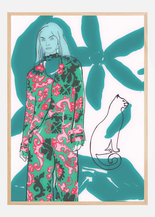 Bildverkstad Cat Walk #19 Poster