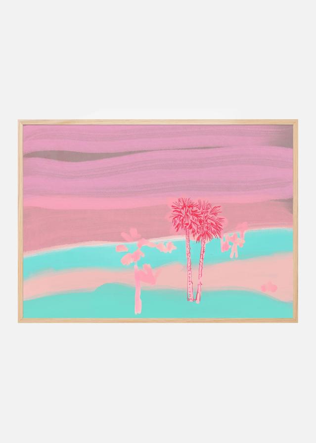 Bildverkstad Beach Sundown In Sicily Poster