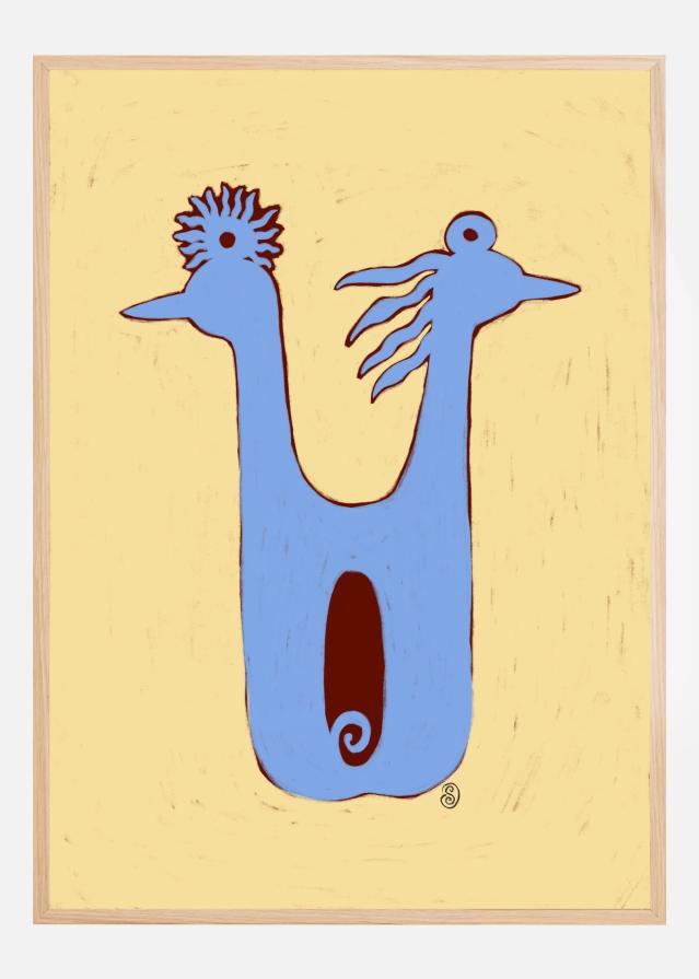 Bildverkstad Love Birds Poster