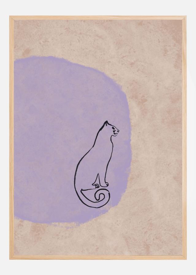 Bildverkstad Sitting Cat Poster