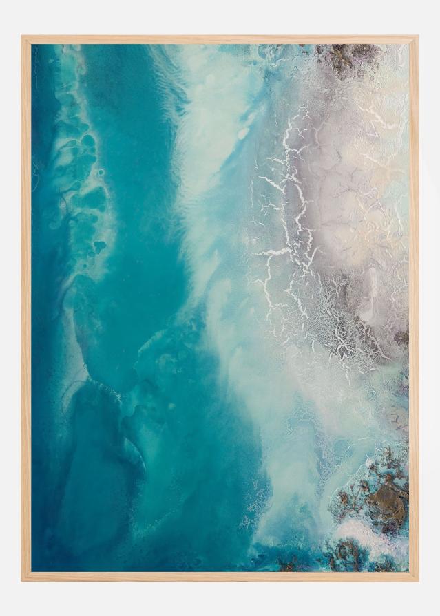 Bildverkstad Calming Sea -Ocean Drift Poster