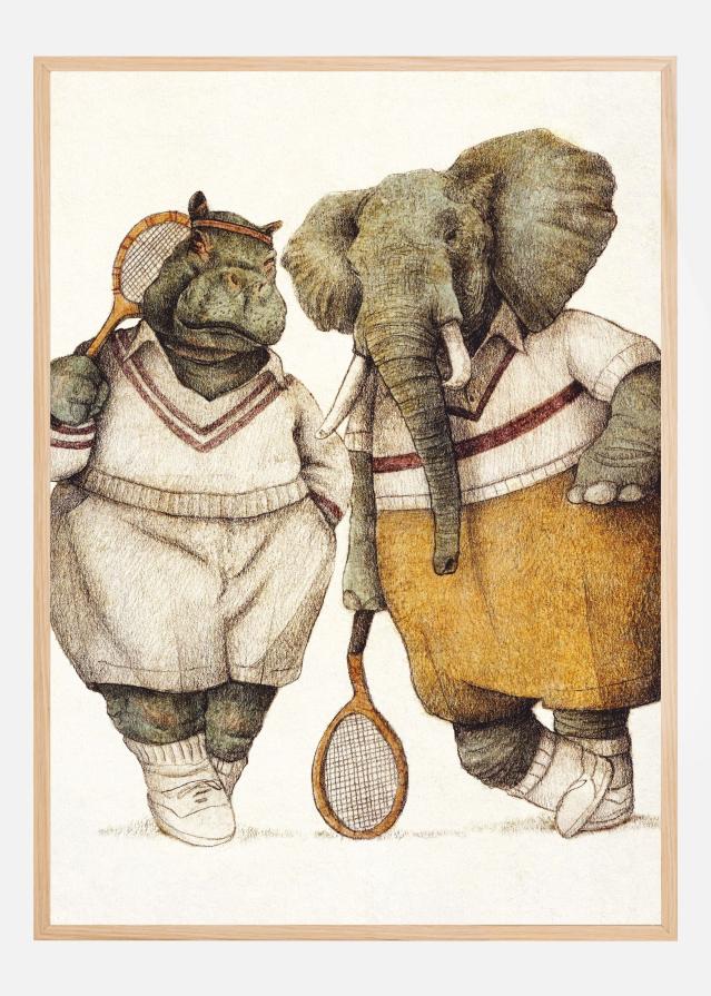 Bildverkstad Gentlemen of the Court Poster