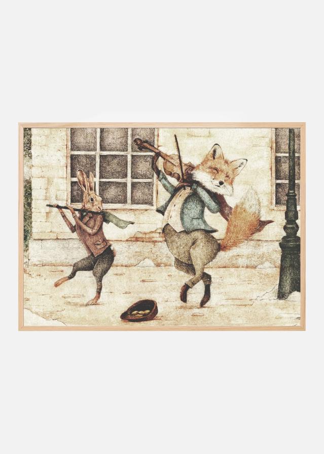 Bildverkstad Street Musicians Poster