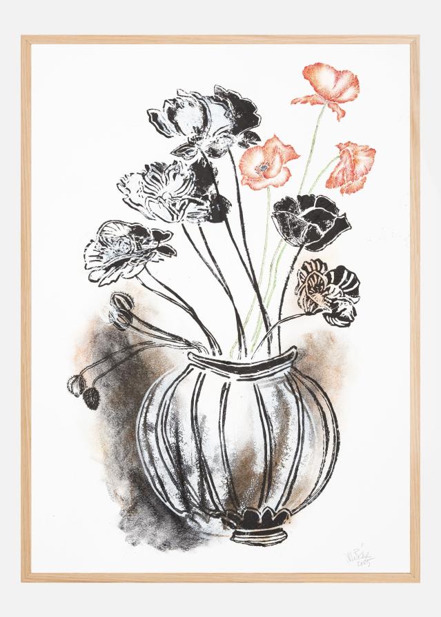 Bildverkstad Dark Flowers II Poster