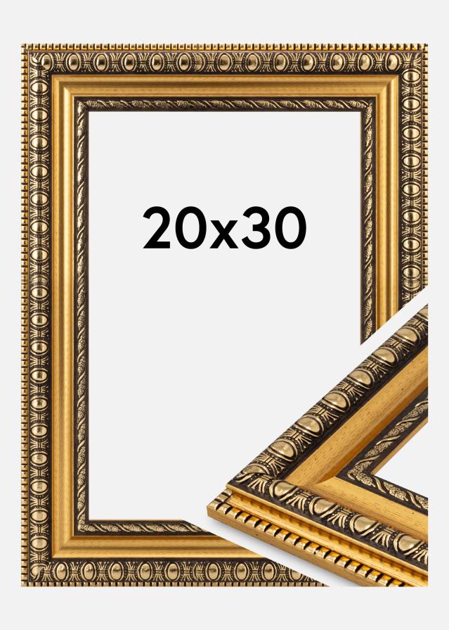 Jämtlands Ramfabrik Rahmen Ornato Acrylglas Gold 20x30 cm