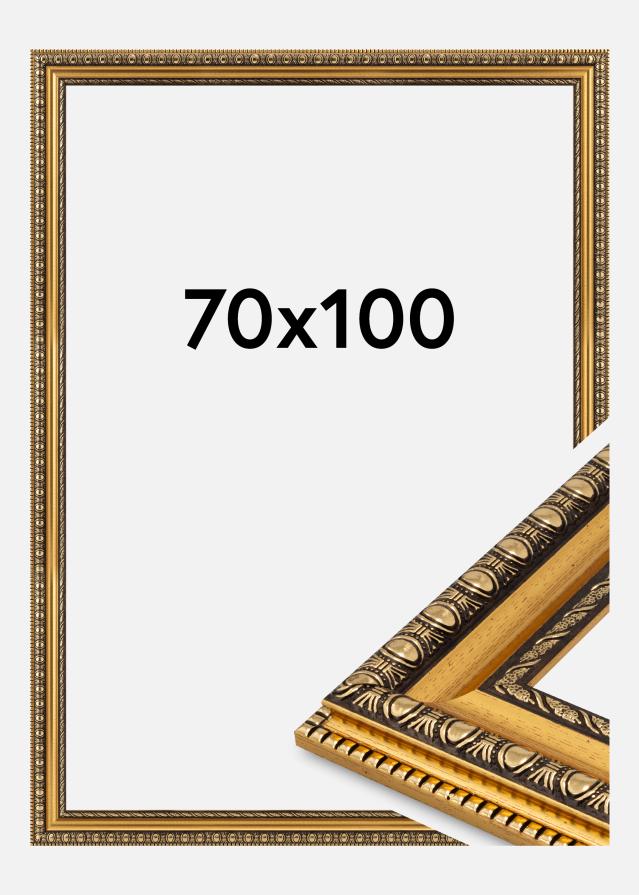 Jämtlands Ramfabrik Rahmen Ornato Acrylglas Gold 70x100 cm