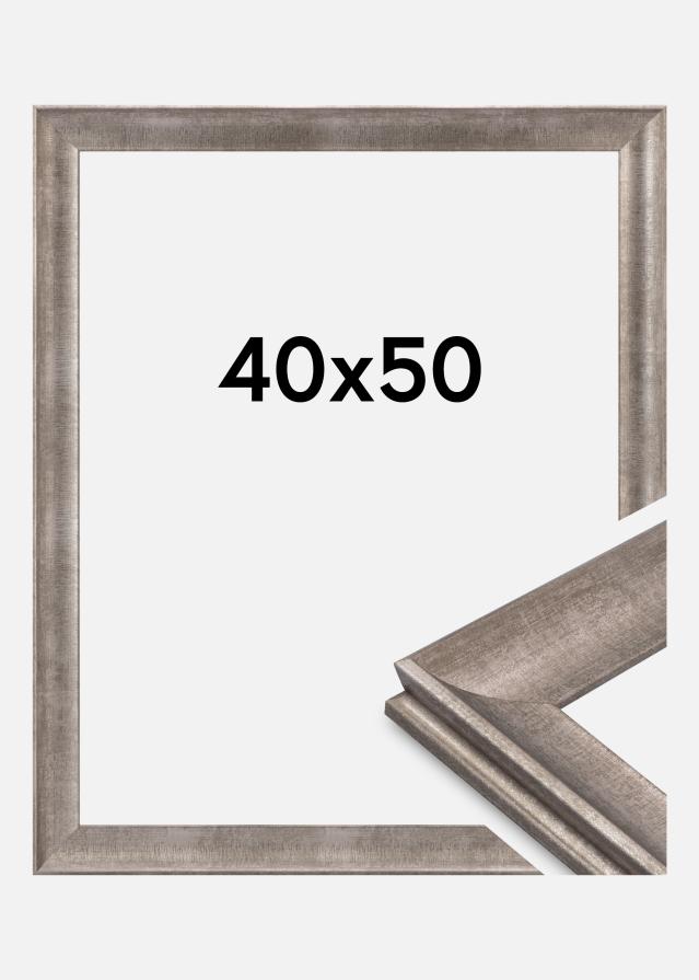 Jämtlands Ramfabrik Rahmen Conca Acrylglas Silber 40x50 cm