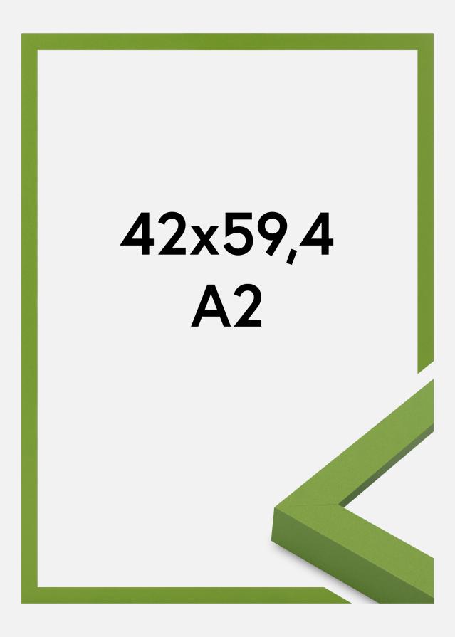 Jämtlands Ramfabrik Rahmen Selection Acrylglas Lime Green 42x59.4 cm (A2)