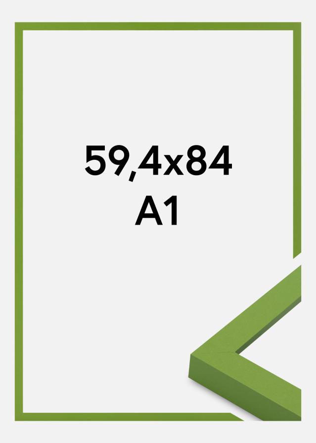 Jämtlands Ramfabrik Rahmen Selection Acrylglas Lime Green 59.4x84 cm (A1)