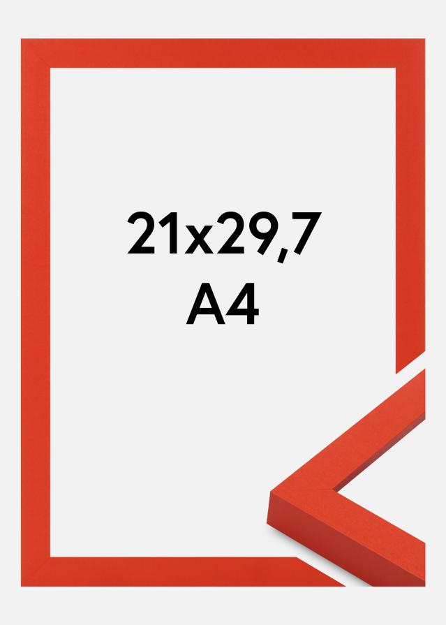 Jämtlands Ramfabrik Rahmen Selection Acrylglas Red 21x29.7 cm (A4)