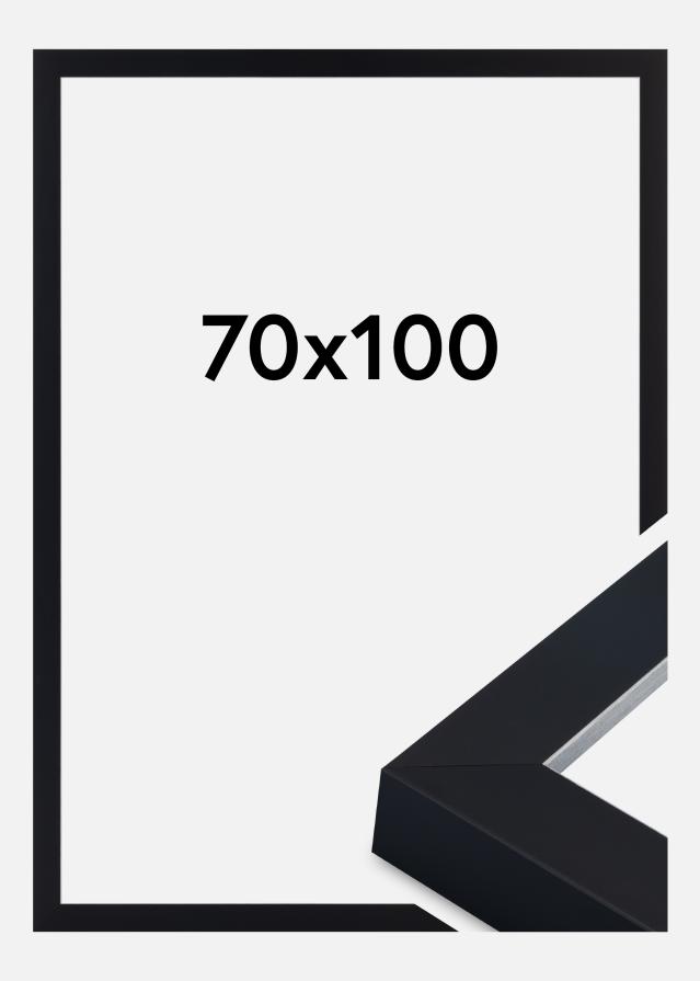 Jämtlands Ramfabrik Rahmen Sussex Acrylglas Schwarz/Silber 70x100 cm