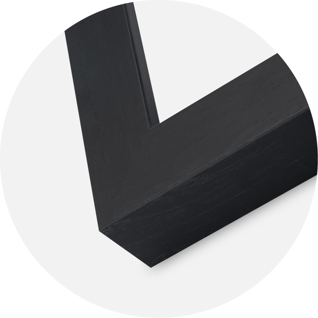 Jämtlands Ramfabrik Rahmen Wells Acrylglas Schwarz 21x29,7 cm (A4)