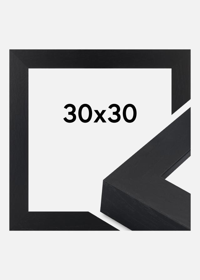 Jämtlands Ramfabrik Rahmen Wells Acrylglas Schwarz 30x30 cm