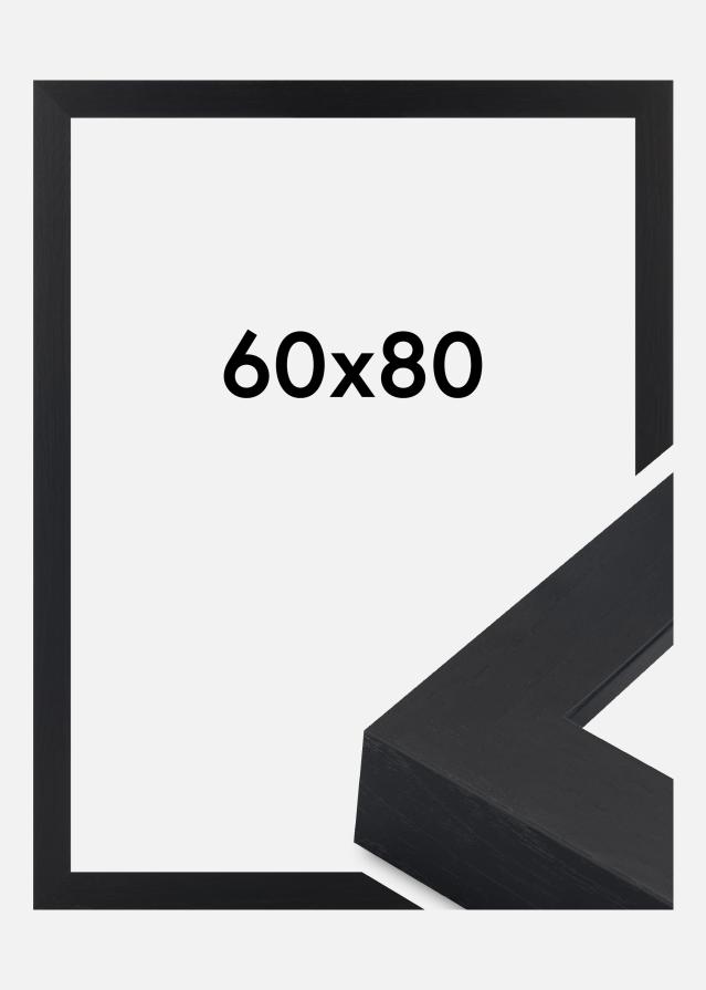 Jämtlands Ramfabrik Rahmen Wells Acrylglas Schwarz 60x80 cm
