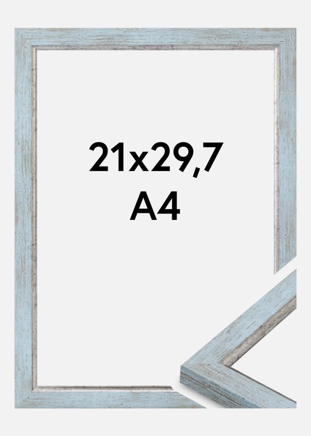 Jämtlands Ramfabrik Rahmen Whitby Acrylglas Blau 21x29,7 cm (A4)