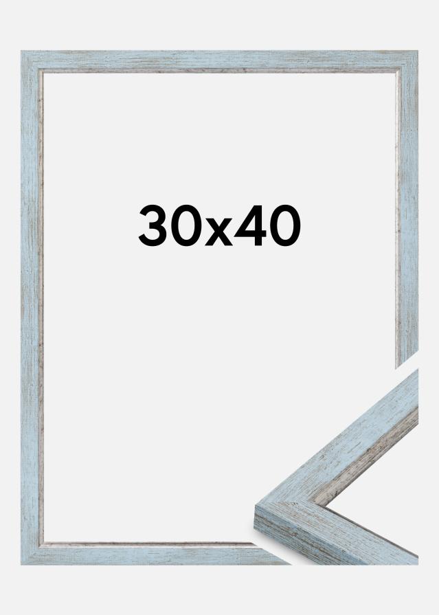 Jämtlands Ramfabrik Rahmen Whitby Acrylglas Blau 30x40 cm