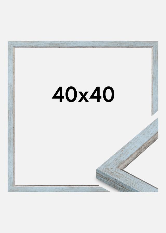 Jämtlands Ramfabrik Rahmen Whitby Acrylglas Blau 40x40 cm