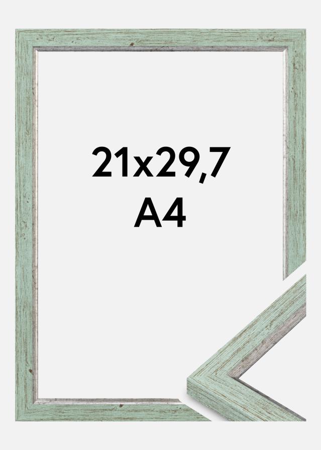 Jämtlands Ramfabrik Rahmen Whitby Acrylglas Grün 21x29,7 cm (A4)