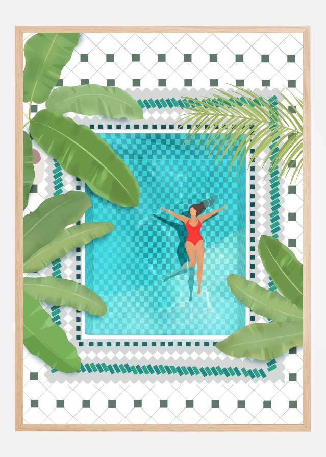 Bildverkstad Riad Pool Poster