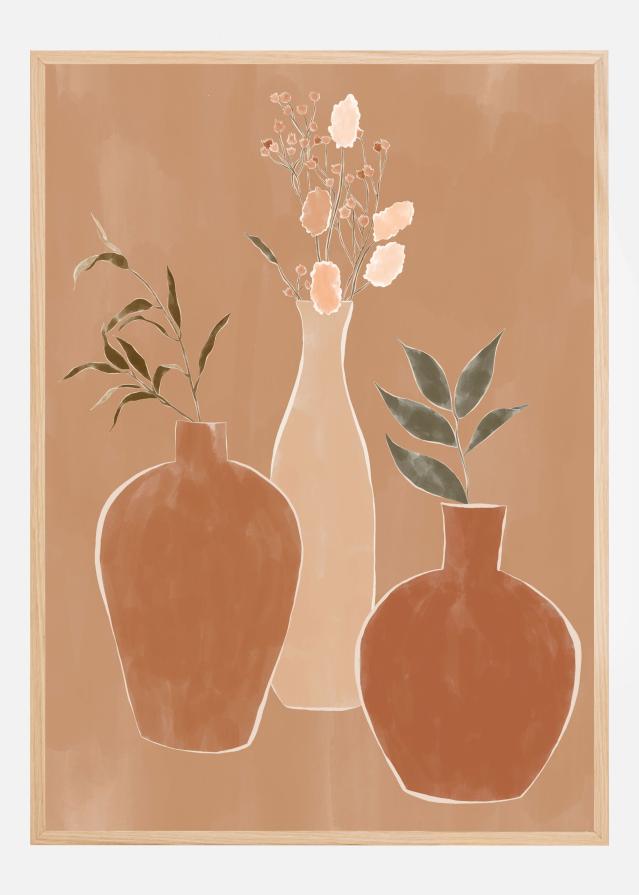 Bildverkstad Set of Flower Vases Poster