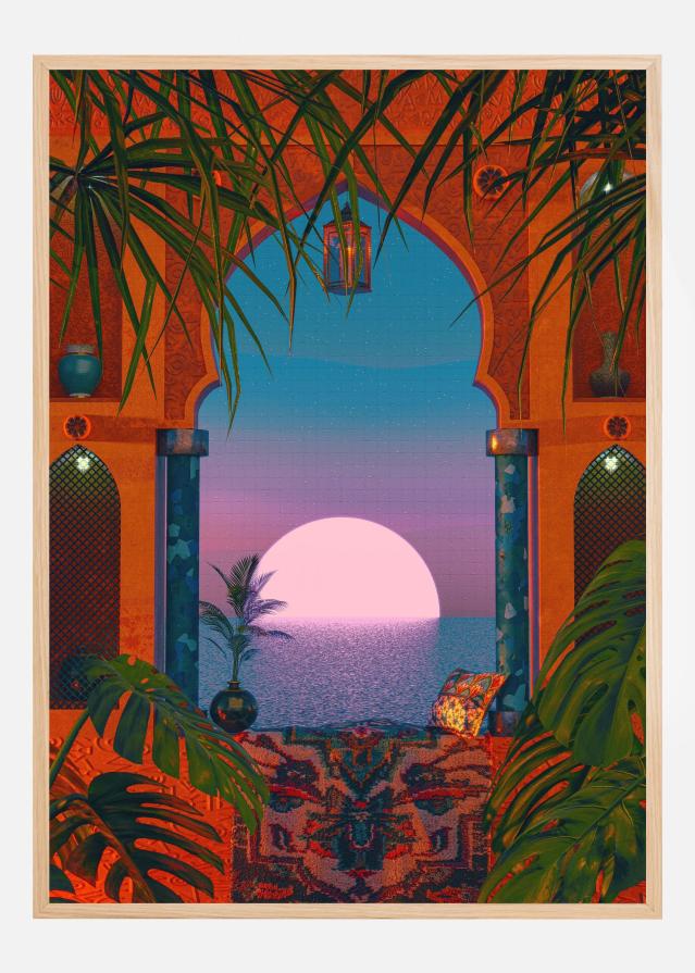 Bildverkstad TROPICAL PORTAL Poster