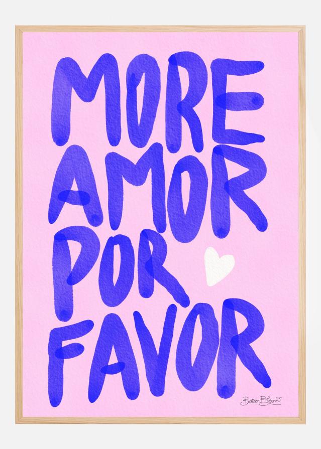 Bildverkstad More Amor Por Favor Poster