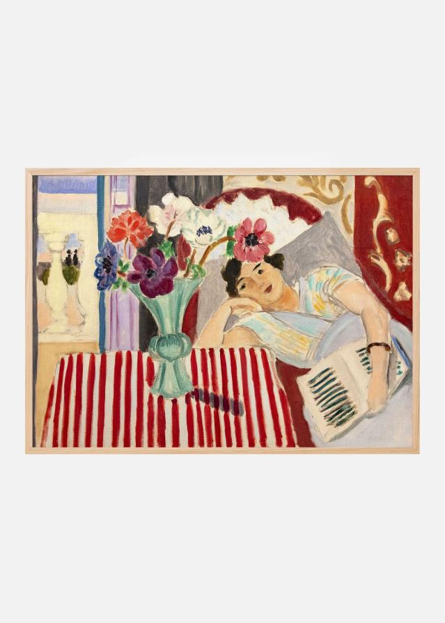 Bildverkstad Femme Et AnAcmones - Henri Matisse Poster