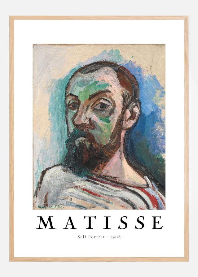 Bildverkstad Self Portrait 1906 - Henri Matisse Poster