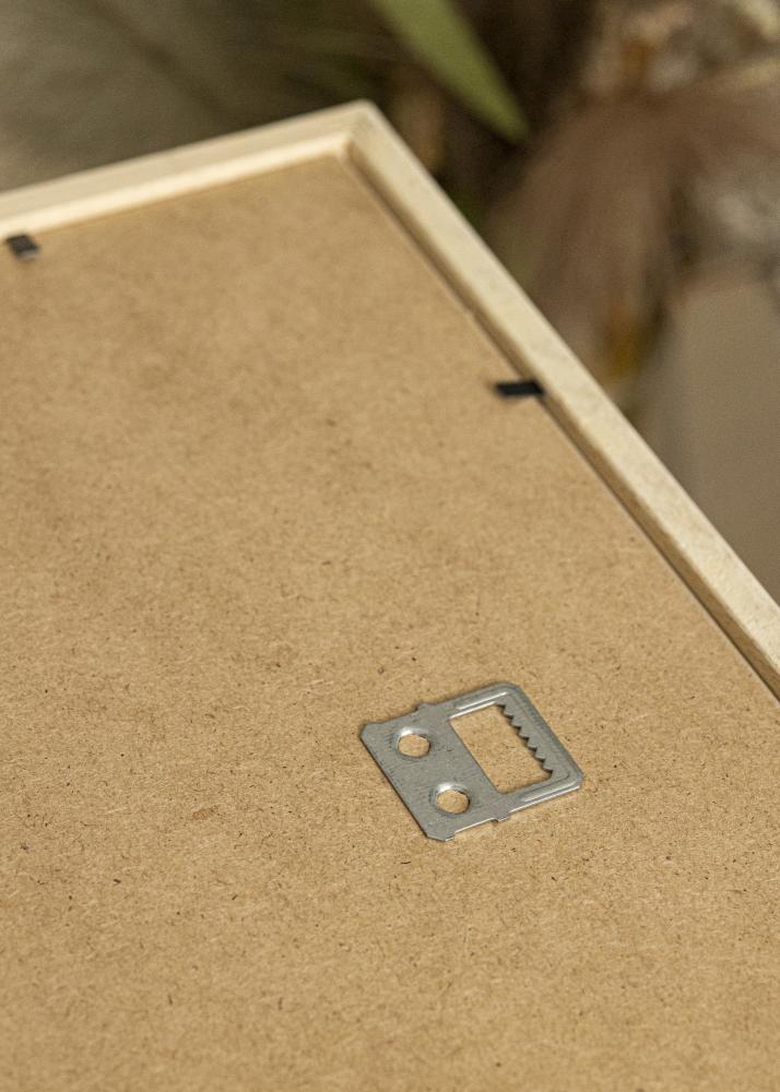 Ram med passepartou Rahmen Edsbyn Weiß 42x52 cm - Passepartout Weiß 33x45 cm