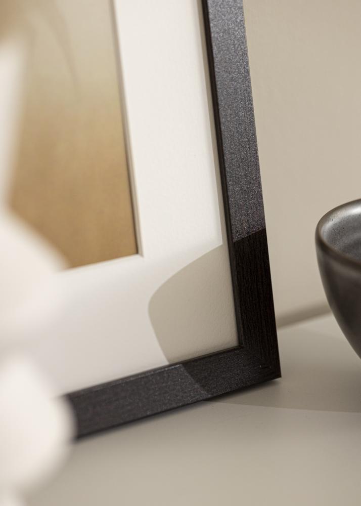 Ram med passepartou Rahmen Stilren Wenge 40x60 cm - Passepartout Weiß 32,9x48,3 cm