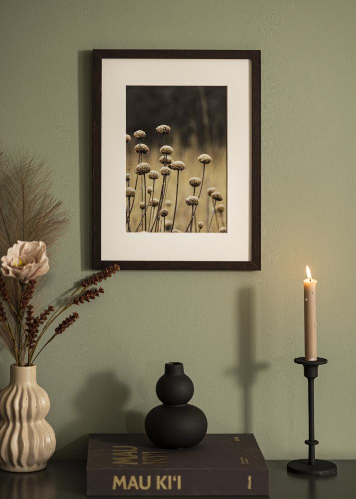 BGA Rahmen Selection Acrylglas Walnuss 55x55 cm