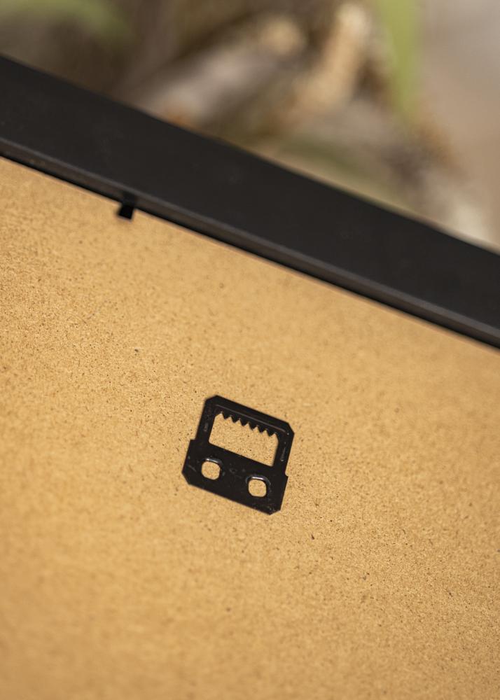 Ram med passepartou Rahmen Grace Silber 30x40 cm - Passepartout Weiß 22x32 cm