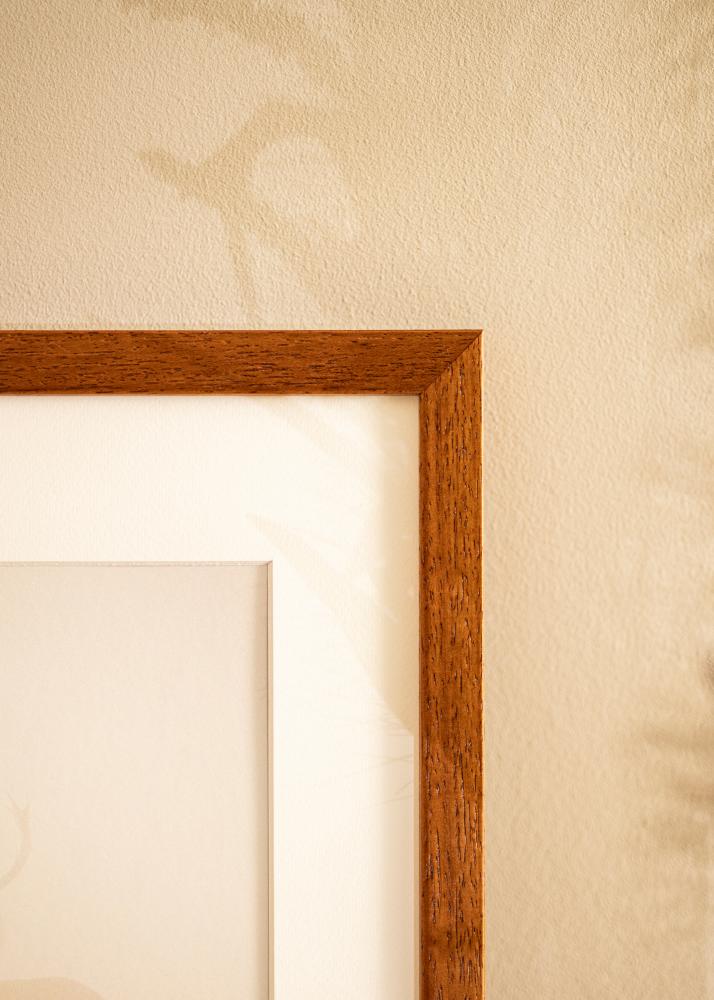 Ram med passepartou Rahmen Hermes Buch 30x40 cm - Passepartout Weiß 8x12 inches