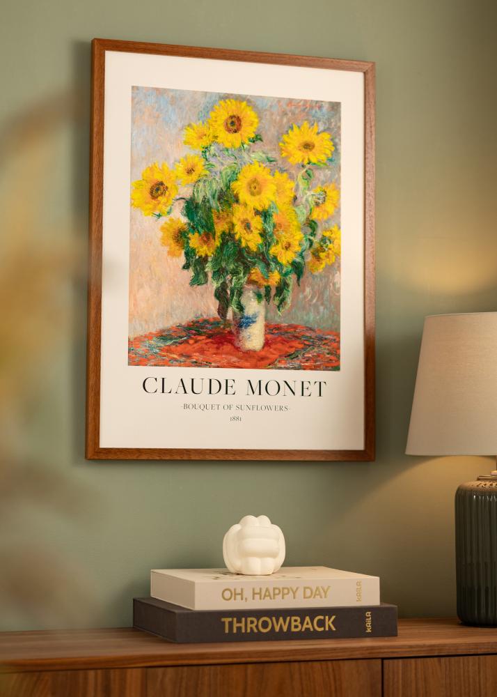 Ram med passepartou Rahmen Hermes Buch 30x40 cm - Passepartout Weiß 8x12 inches