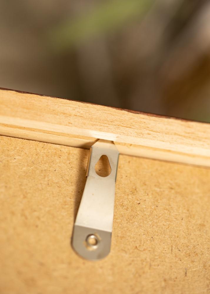 Ram med passepartou Rahmen Hermes Kirsche 42x59,4 cm - Passepartout Weiß 25x38 cm