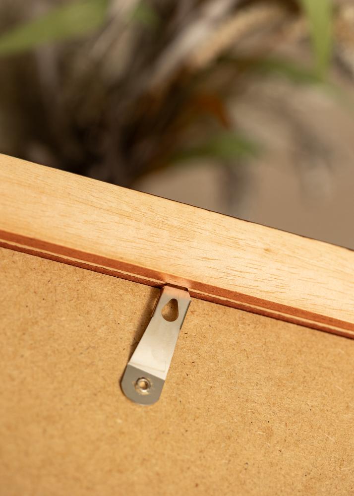 Ram med passepartou Rahmen Juno Kirsche 40x60 cm - Passepartout Weiß 30x50 cm