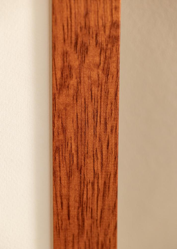 Ram med passepartou Rahmen Juno Kirsche 40x60 cm - Passepartout Weiß 30x50 cm