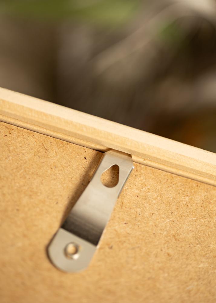 Ram med passepartou Rahmen Ares Gold 24x30 cm - Passepartout Weiß 6x8 inches