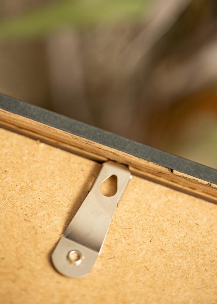 Ram med passepartou Rahmen Ares Messing 40x50 cm - Passepartout Weiß 30x40 cm