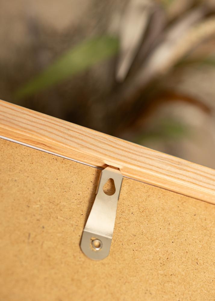 Ram med passepartou Rahmen Diana Hellblau 24x30 cm - Passepartout Weiß 5x8 inches