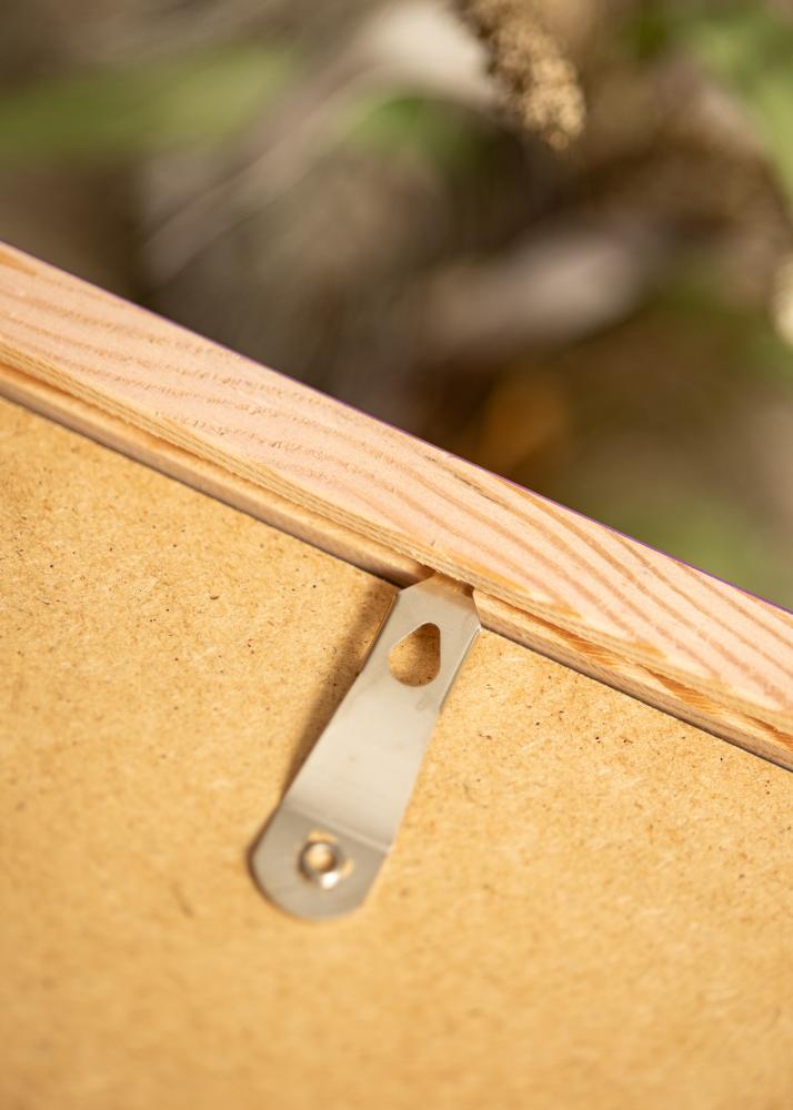 Ram med passepartou Rahmen Diana Lila 45x60 cm - Passepartout Weiß 13x18 inches