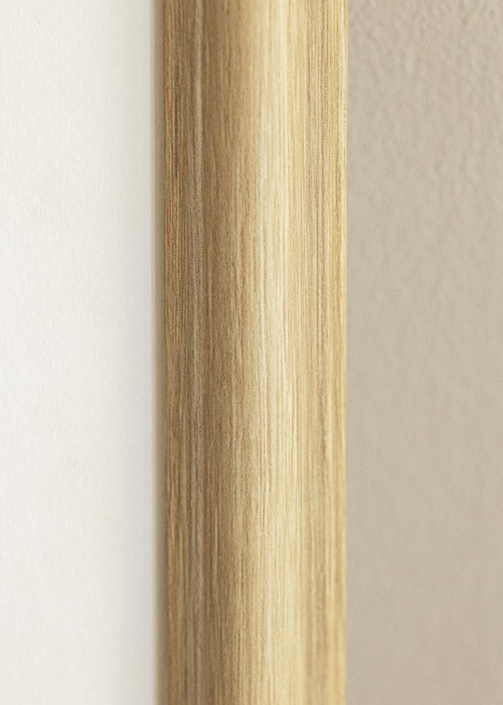 Ram med passepartou Rahmen Västkusten Eiche 60x80 cm - Passepartout Weiß 50x69 cm