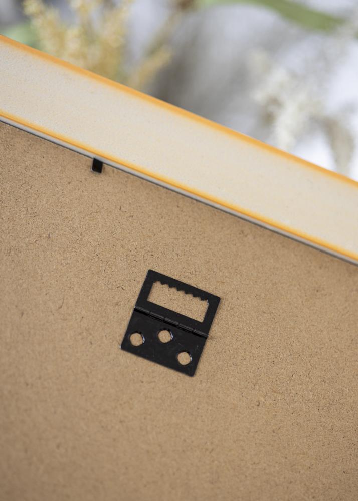 Ram med passepartou Rahmen Ornate Gold 40x50 cm - Passepartout Weiß 29,7x42 cm