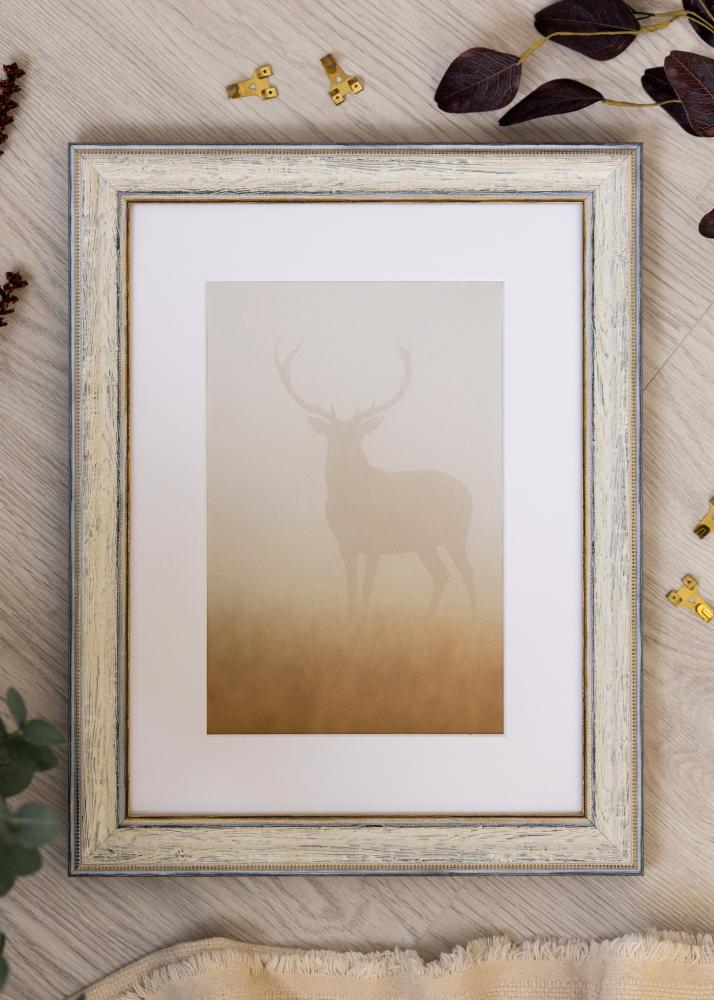 Jämtlands Ramfabrik Rahmen Fabriano Acrylglas Weiß 21x29,7 cm (A4)