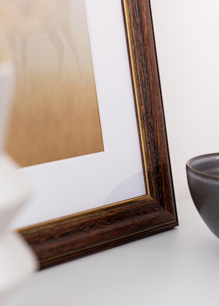 Jämtlands Ramfabrik Rahmen Fabriano Acrylglas Braun 60x80 cm