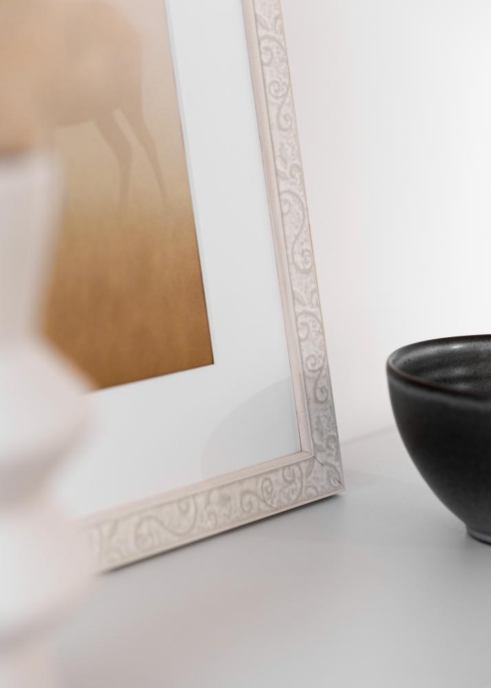 Jämtlands Ramfabrik Rahmen Milton Acrylglas Weiß 40x60 cm