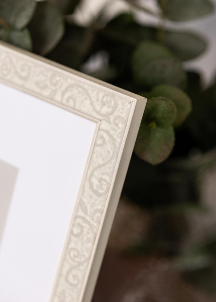 Jämtlands Ramfabrik Rahmen Milton Acrylglas Weiß 40x60 cm