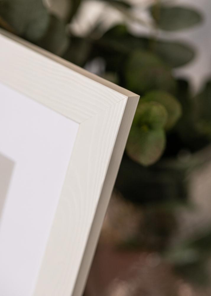 Jämtlands Ramfabrik Rahmen Sandra Acrylglas Weiß 40x60 cm